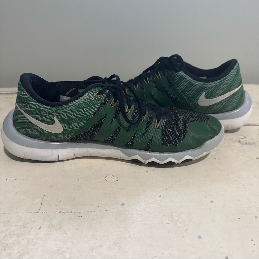 Michigan State Spartans Nike Free Trainer 5.0 V6 Amp Mens Shoes - Sz. 11 View 4